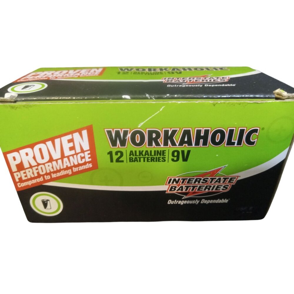 Interstate Batteries Workaholic 9V Alkaline 11 Count Proven Performance